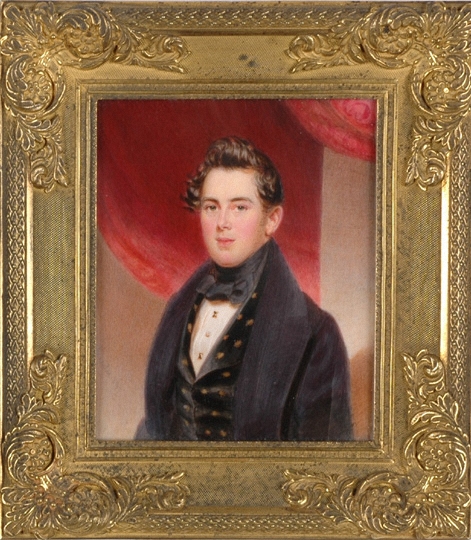 Portraits Of A Young Viennese Married Couple by Alois von Anreiter